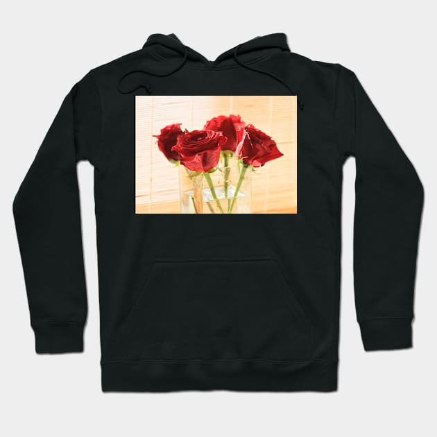 4 ROSES. my 2000th picture on rb. Hoodie by terezadelpilar